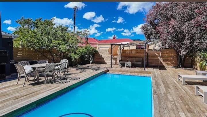 Pool deck at 57 on Montagu guest house in Barkly East